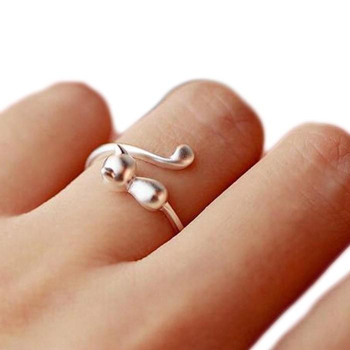 シルバー925 ヴィンテージ キャッツアイ 猫 リング ブランド 品 通販ファッション - シルバー925 ヴィンテージ キャッツ