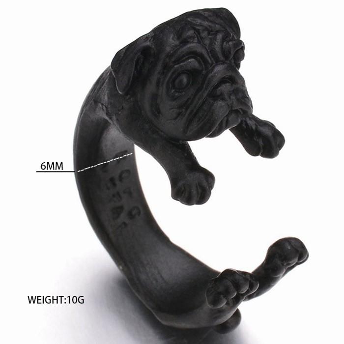 リング 指輪 ブルドック パグ リアル ガーリー ヴィンテージ 犬 イヌ いぬ ゆびわ フリーサイズ アクセサリー エレガント 高品質 スチームパンク おしゃれ |  | 03