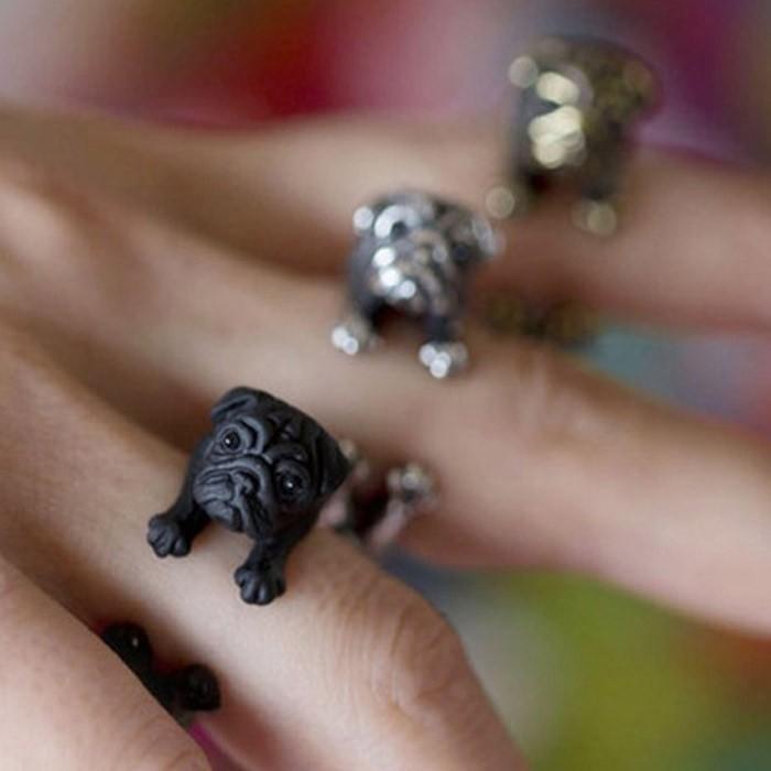 リング 指輪 ブルドック パグ リアル ガーリー ヴィンテージ 犬 イヌ いぬ ゆびわ フリーサイズ アクセサリー エレガント 高品質 スチームパンク おしゃれ |  | 04