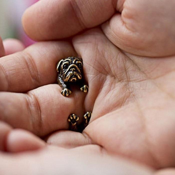 リング 指輪 ブルドック パグ リアル ガーリー ヴィンテージ 犬 イヌ いぬ ゆびわ フリーサイズ アクセサリー エレガント 高品質 スチームパンク おしゃれ |  | 05
