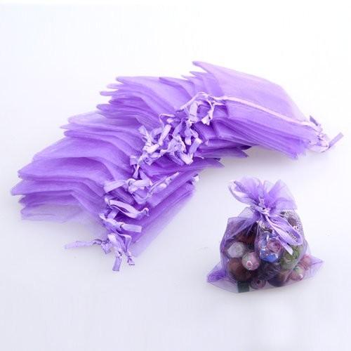 10枚入り オーガンジー巾着袋 無地 アクセサリーバック ラッピング ギフト リボン オーガンジー 巾着袋 シンプル プチプラ 安い |  | 08