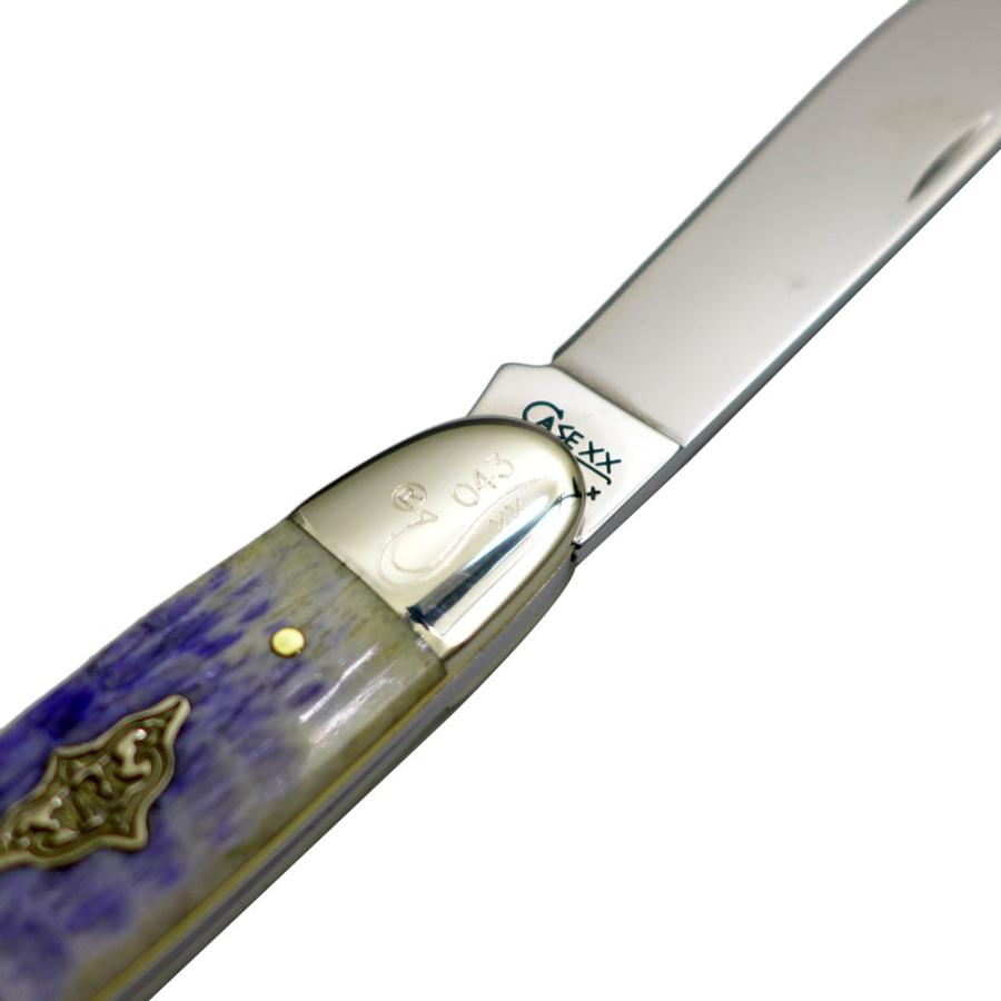 ビンテージ Crown Derby 花柄ナイフ 専用ケース付き CASE XX ケース ナイフ 2008年製 限定モデル シガーウィットラー