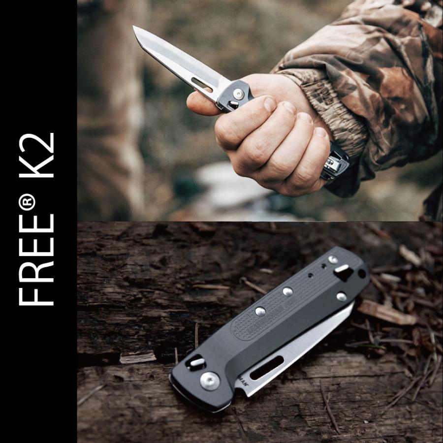 LEATHERMAN（レザーマン） FREE K2 グレイ フォルディング マルチ