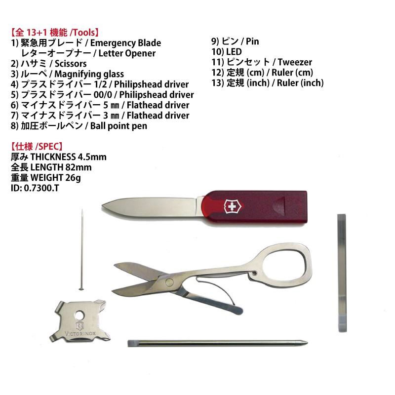VICTORINOX（ビクトリノックス） スイスカード ライト スケルトン 