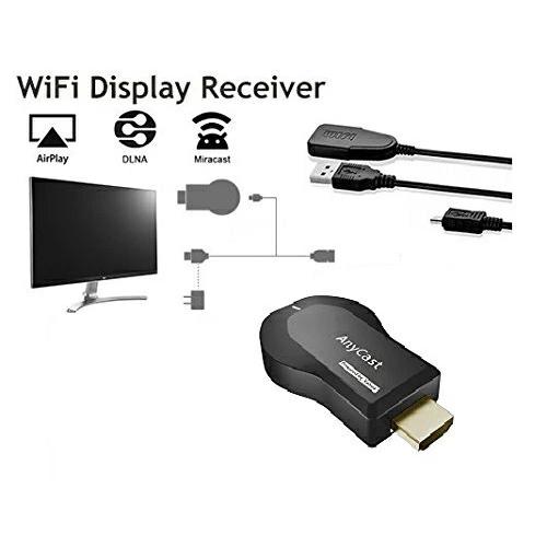 送料無料 HDMI ドングルレシーバー AnyCast M9 Plus WiFiディスプレイ