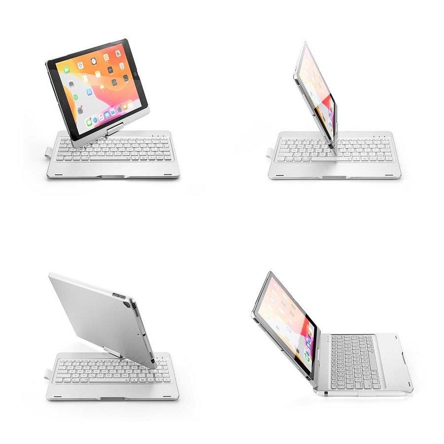 2020年 第8世代 iPad 10.2/iPad 9.7 /air1/pro9.7/ air2/ iPad pro10.5/air3用/ iPad pro11選択可能 キーボードケース 7色LEDバックライト bluetoothキーボード|royal-monster|03