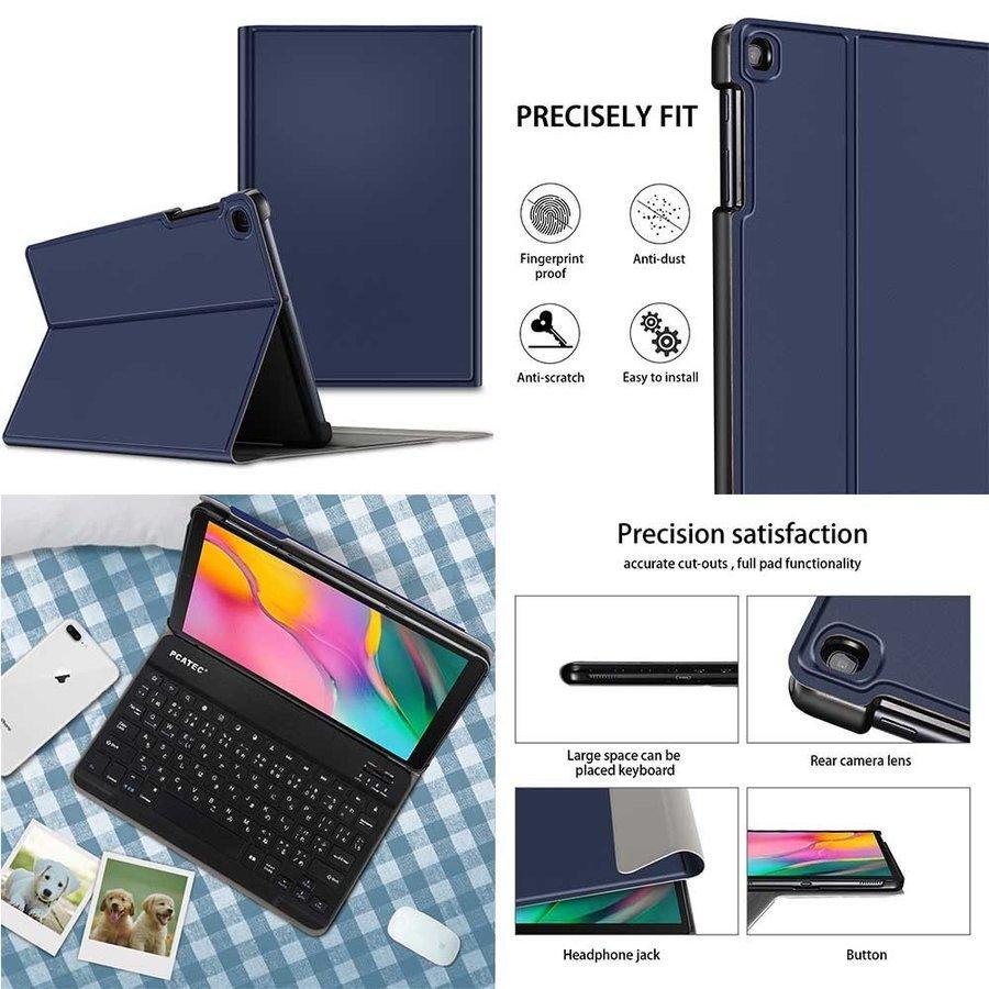 J:COM Galaxy Tab S6 Liteタブレット専用レザーTPUケース付き Bluetooth キーボード☆US配列☆かな入力対応｜royal-monster｜06