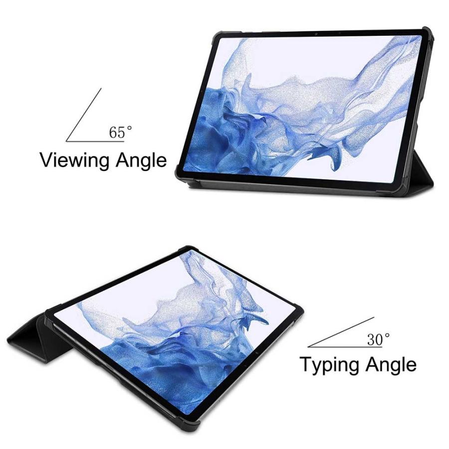 Galaxy Tab ギャラクシータブレットS8 ケース カバー 超軽量 三つ折 
