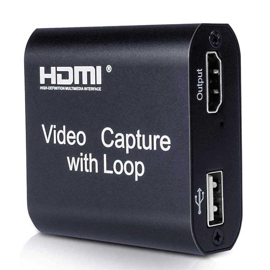 HDMI キャプチャーボード ビデオキャプチャー ループアウト パススルー機能搭載 軽量小型 USB3.0 HD1080P 60FPS PS5/PC/Xbox/｜royal-monster