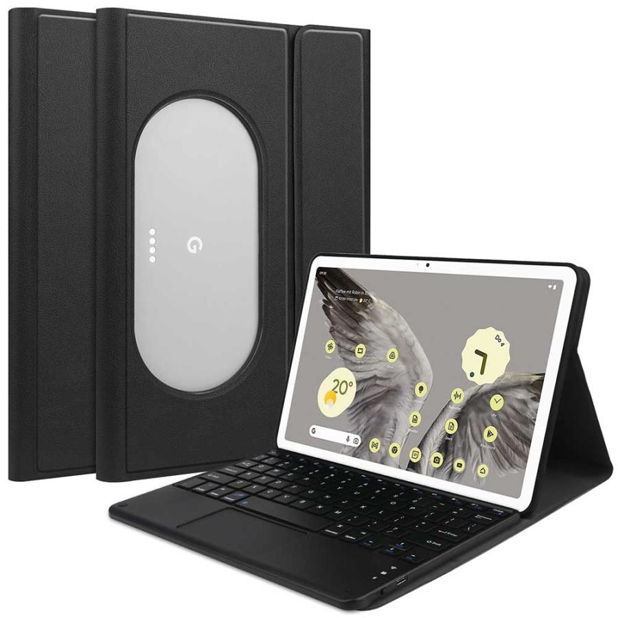Google Pixel Tablet 10.95inch用 超薄レザーケース付き タッチパッド