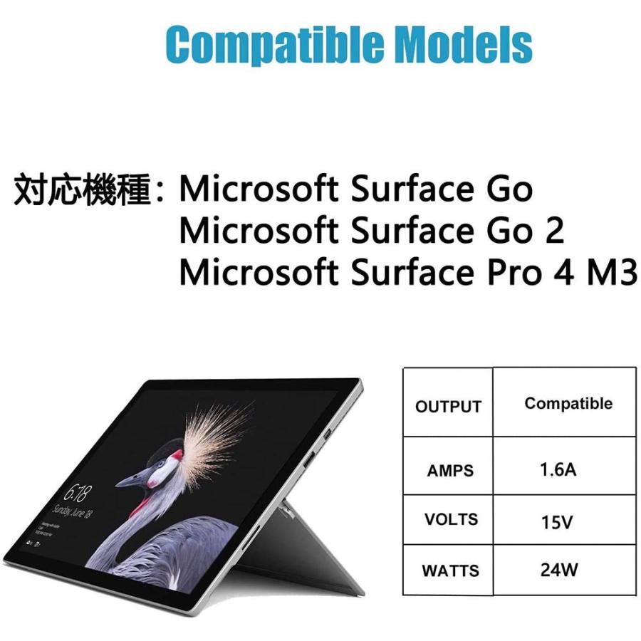 Surface Go 充電器 Microsoft 2 1735 1736 1824 1825 タブレット Surface Go 充電器 Microsoft 2 1735 1736 1824 1825 タブレット