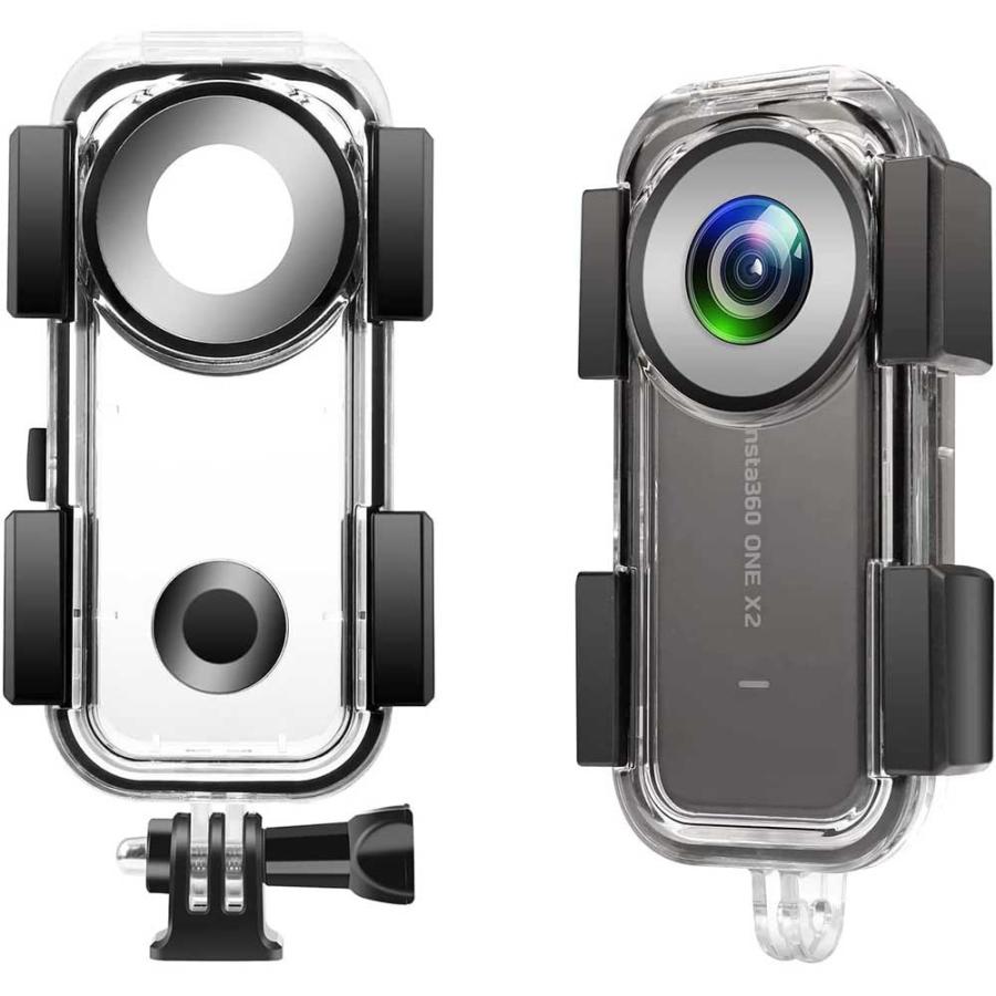 Insta360 ONE X2 防水ハウジングケース ダイブハウジング 防水 防塵 