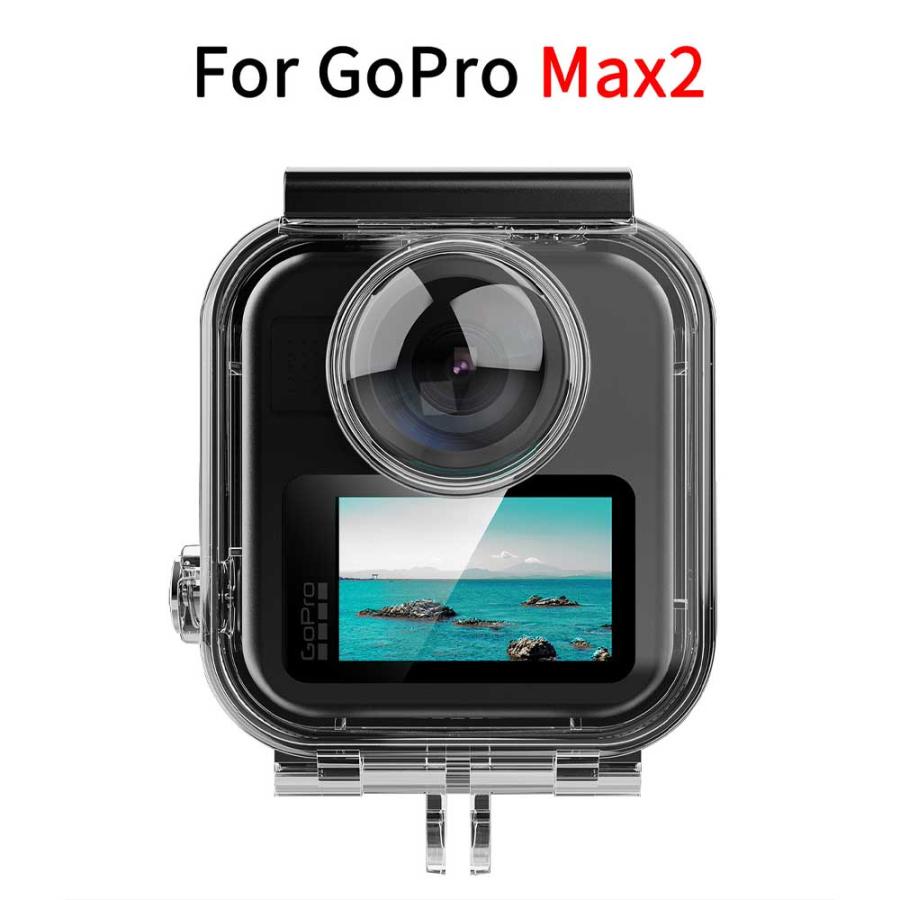 ゴープロ / MAX2 GoPro ゴープロMAX2 ゴープロマックス 防水 ハウジングケース 防水ケース ダイブハウジング 防水防塵保護 ...
