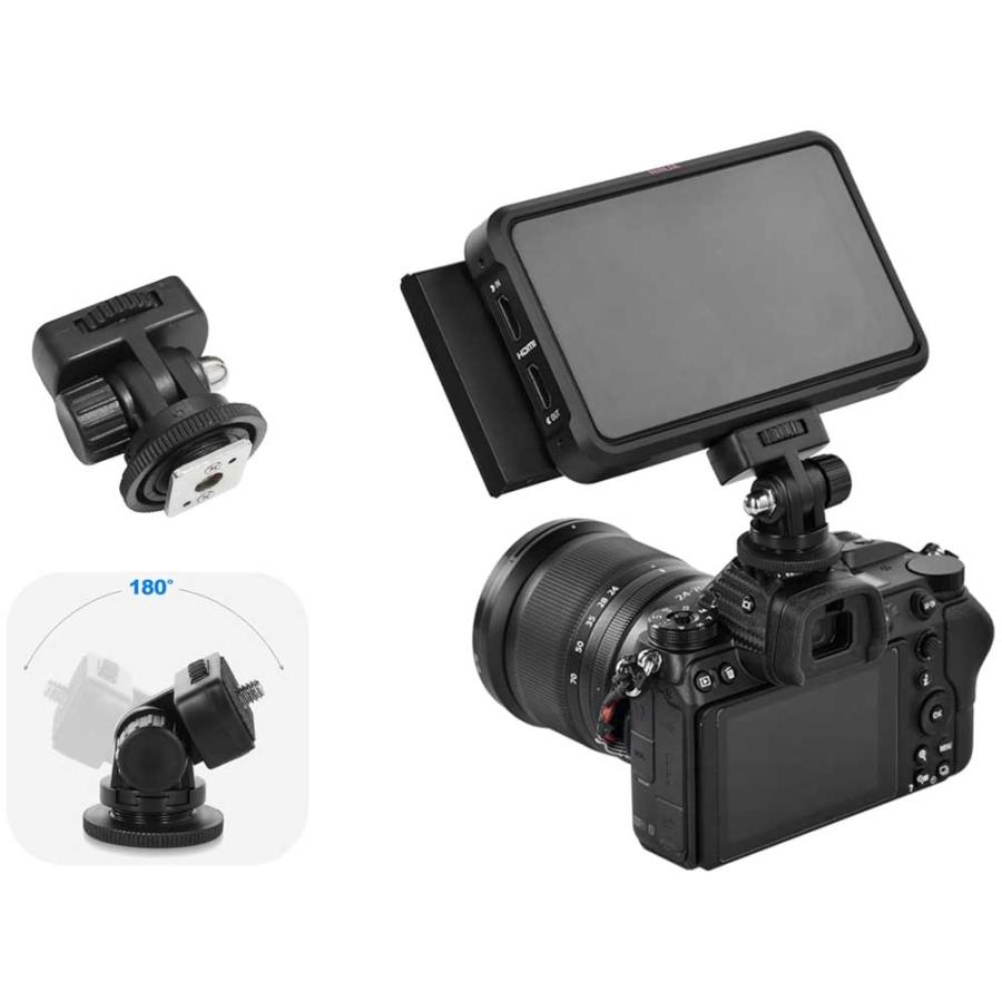 スマートフォン ビデオ 写真 動画 撮影 サポート シュー マウント付き