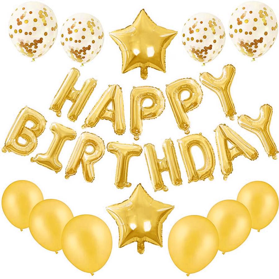 ブルー ピンク ゴールド etc 7色より選択可 バルーンセット Happy