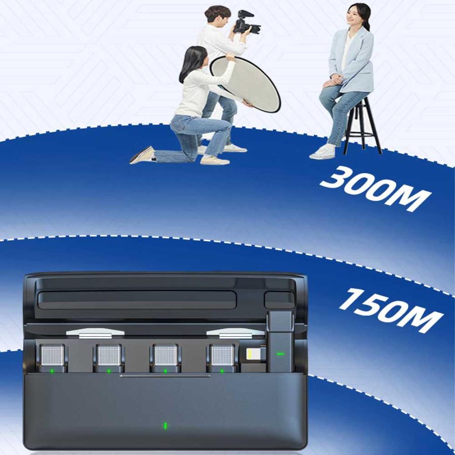 ピンマイク4個セット充電式ケース付き プラグ&プレイ Lightning ピンマイク4個セット充電式ケース付き プラグ&プレイ Lightning