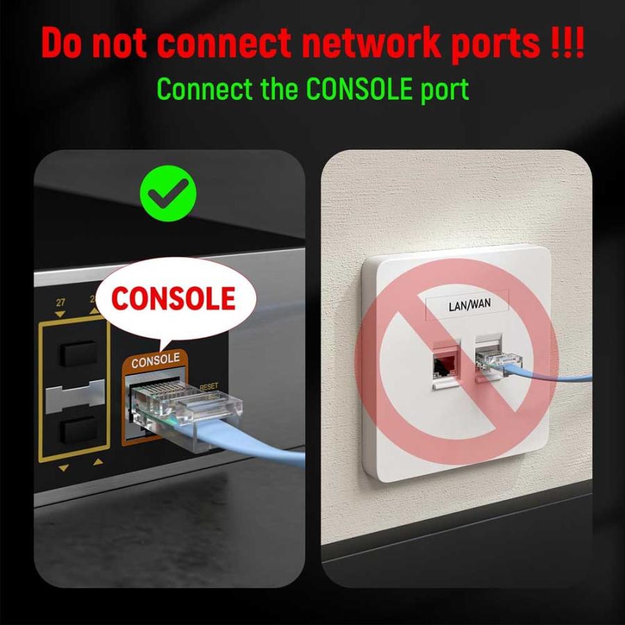USB C to RJ45 コンソールケーブル】1.5m Console Cisco NETGEAR