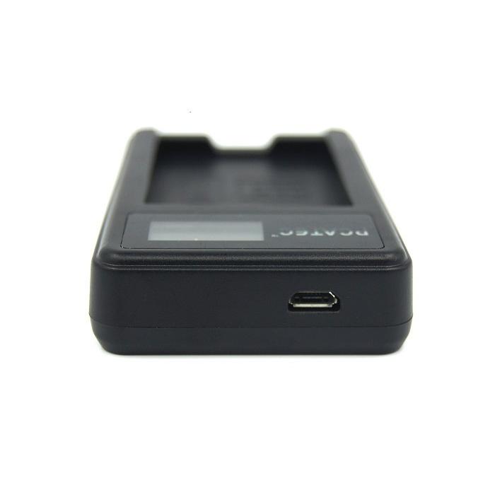 送料無料 CASIO NP-40 対応新型USB充電器☆LCD付4段階表示仕様 USB