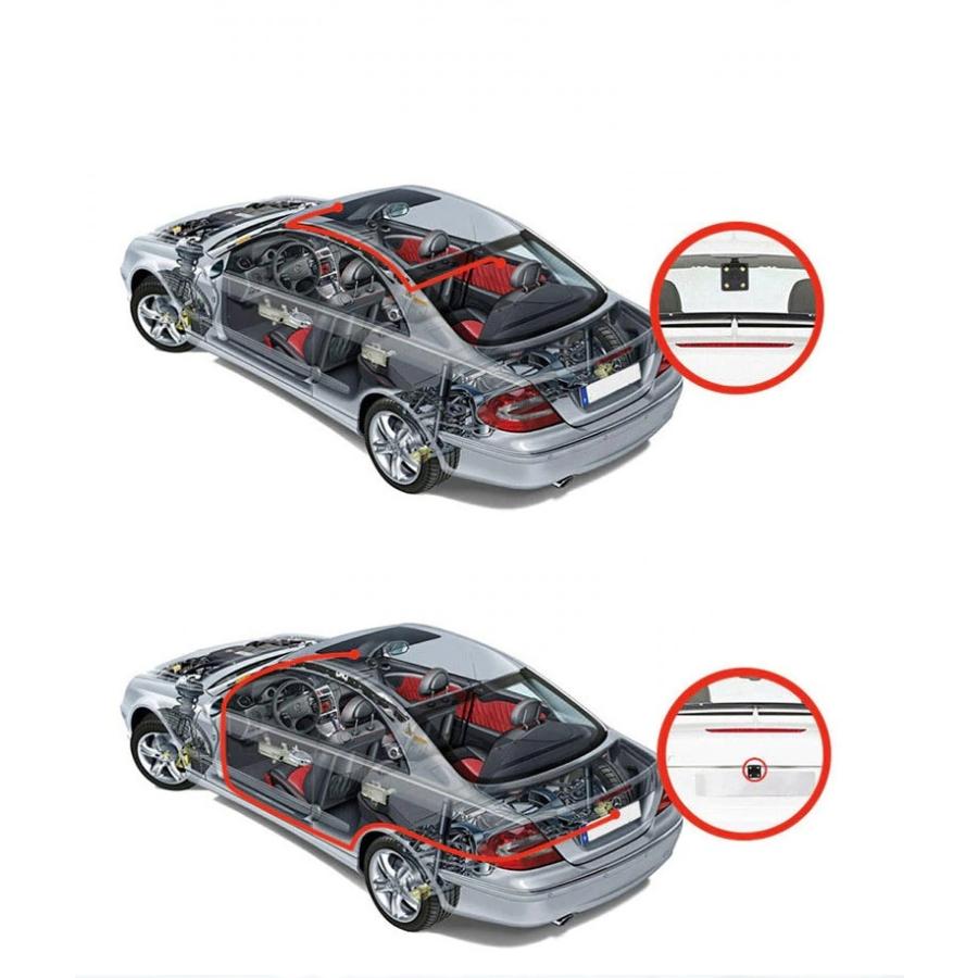 送料無料 ドライブレコーダー 7インチ 前後カメラ同時録画 バック