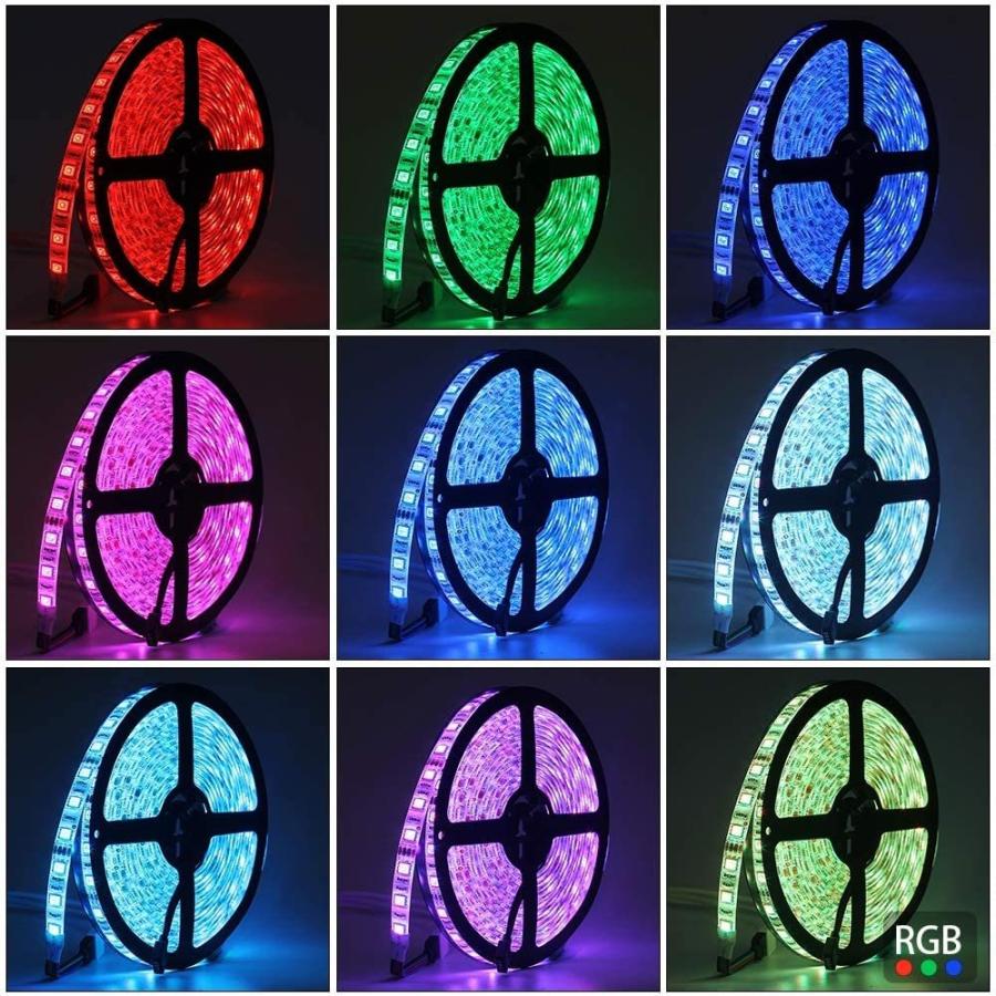 流れる LEDテープライト 5m/300LED LEDテープ型 RGB 光が走る 流れる LEDテープライト 5m/300LED LEDテープ型 RGB 光が走る