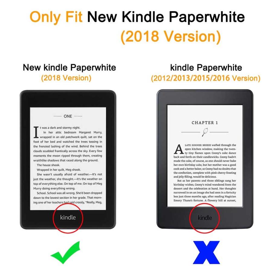 アマゾン ペーパーホワイト ケース カバー デザイン Amazon 第10世代 Kindle Paperwhite (2018) 薄型 軽量型 高品質PUレザーケース｜royal-monster｜06