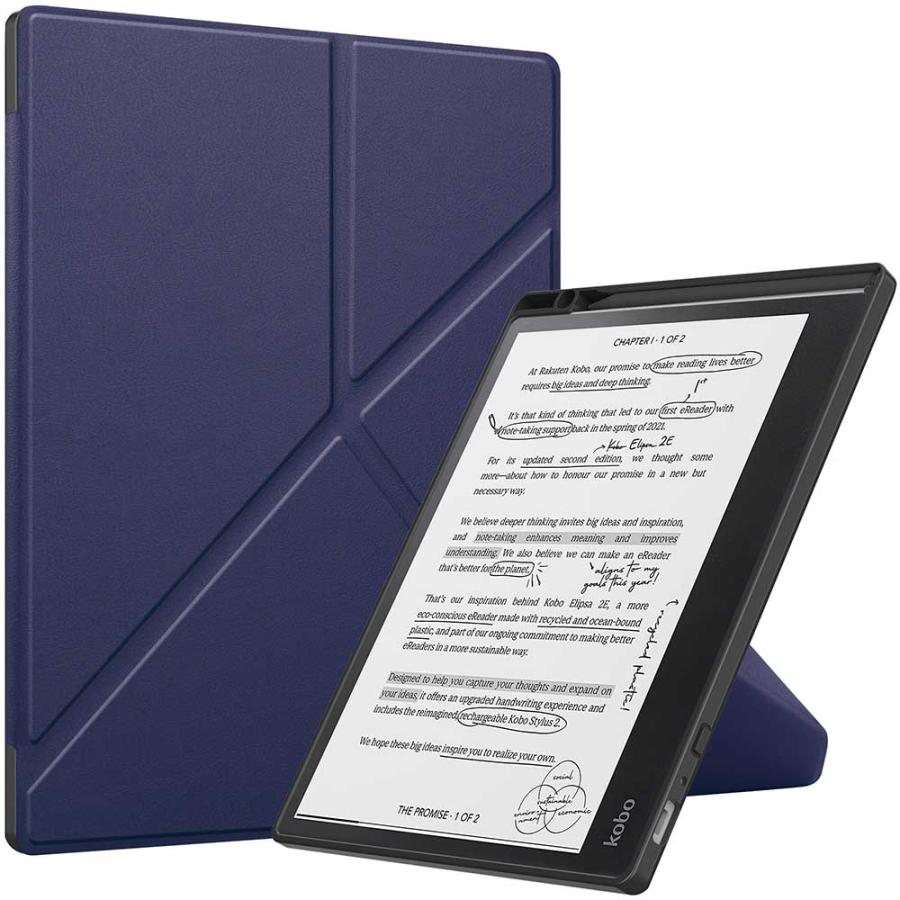 楽天Kobo Elipsa 2E 10.3インチ専用 ケース カバー PUレザー コボ 電子 