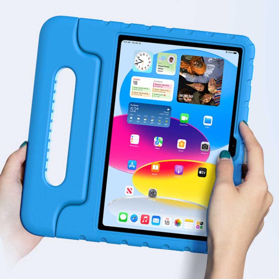 6カラー アイパッド iPad / A16 第10世代 用 ケース ハンドルとキック