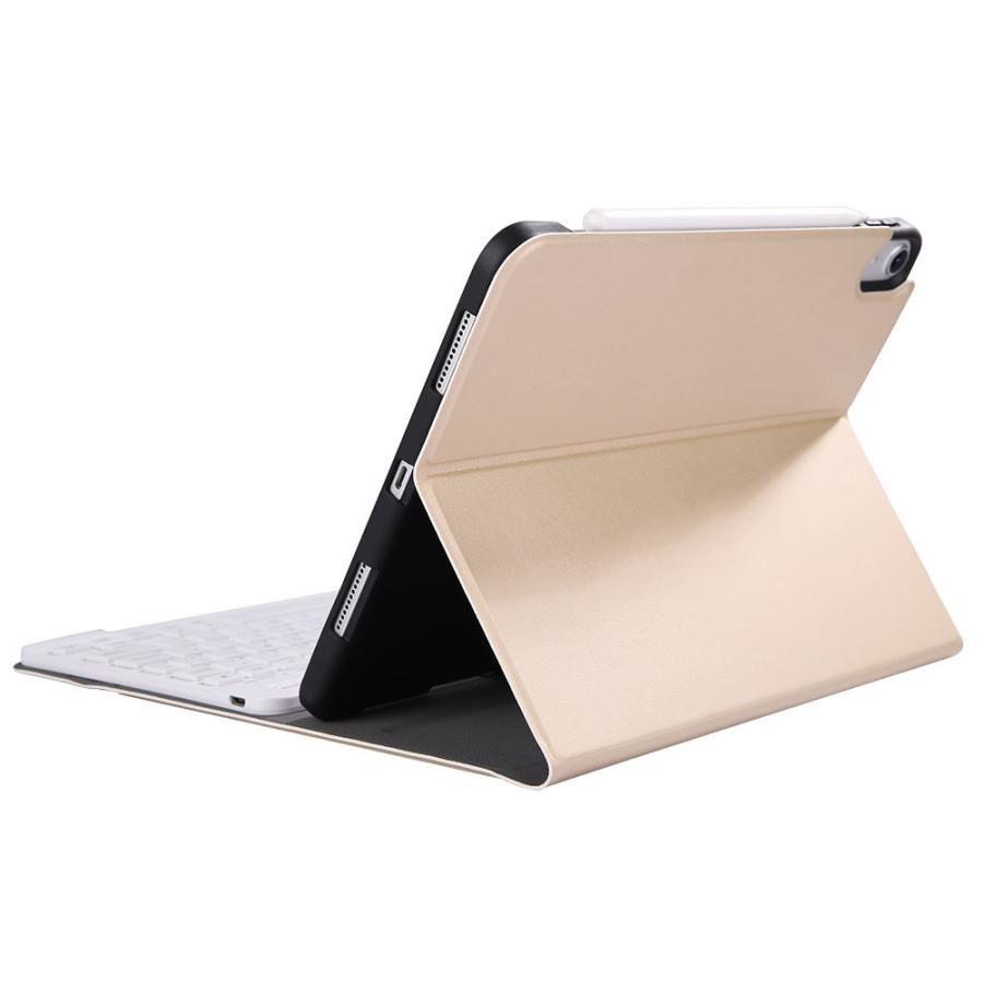 アイパッド プロ Bluetoothキーボード ケース iPad 10.2 第8 / 第7世代 iPad Pro 第2/第1世代 選択可能 超薄ハードケース カバー ペンシル収納付き スタンド機能|royal-monster|06