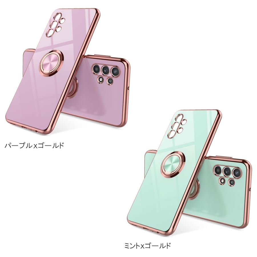 Galaxy A A32 5G SCG08 スマホケース カバー ソフトケース リング TPU