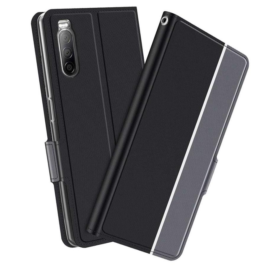 Xperia 10 III SO-52B SOG04 エクスペリア テン スマホケース 手帳型ケース カバー ストナップ付き マグネット 定期入れ ポケット｜royal-monster｜02