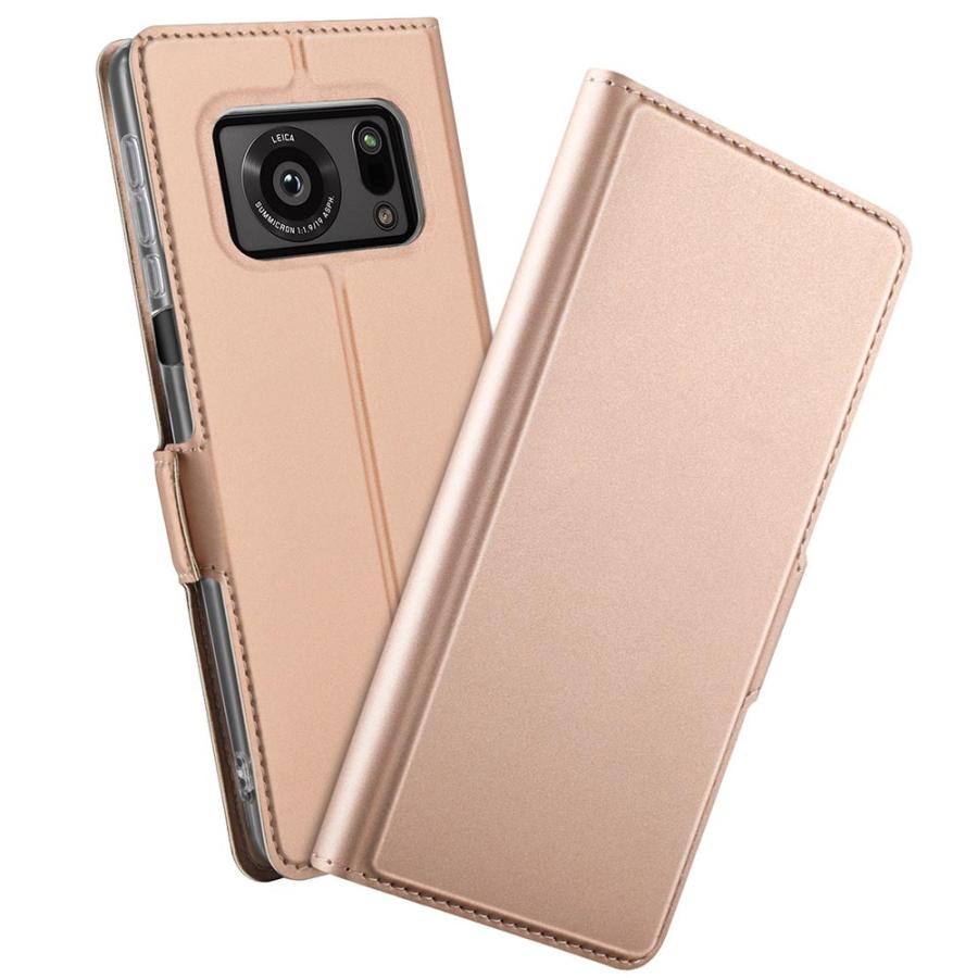 AQUOS R6 アクオスR6 docomo softbank スマホケース 手帳型ケース カバー マグネット 定期入れ ポケット シンプル ...