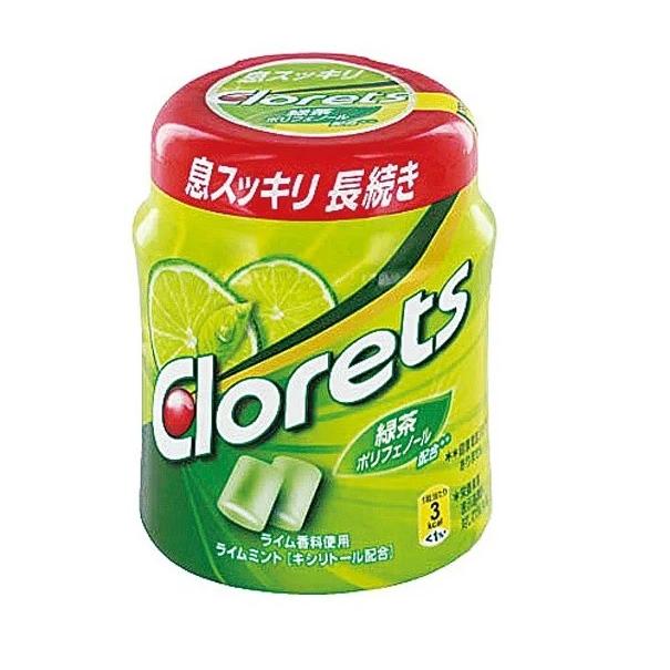 モンデリーズのクロレッツxp 新発売 ライムミント ボトル6個