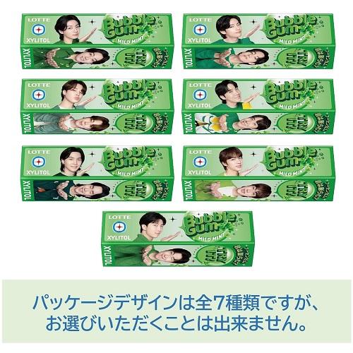 BLACK ロッテ キシリトール×BTS フーセン板ガム(マイルドミント BLACK ロッテ キシリトール×BTS フーセン板ガム(マイルドミント