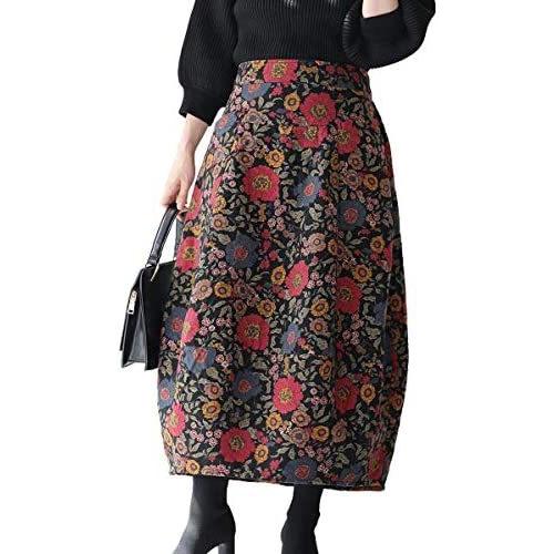 安い買い フレンチパヴェ Cawaii 花柄 コクーン スカート レトロ レディース 秋冬 ウエストゴム 防寒 あったか カジュアル マルチカラー M R0yal Vde03s0ei ロイヤルショッピングストア 通販 Yahoo ショッピング 大特価セール Dev Visitatlantida Com