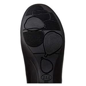 エアリーステップ Airy step 婦人靴 レディースシューズ カジュアル フラット プレーン 無地 3E (ブラック 24.0 cm 3E)｜royal-shop｜05