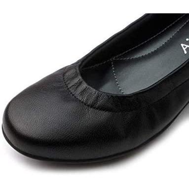エアリーステップ Airy step 婦人靴 レディースシューズ カジュアル フラット プレーン 無地 3E (ブラック 24.0 cm 3E)｜royal-shop｜06