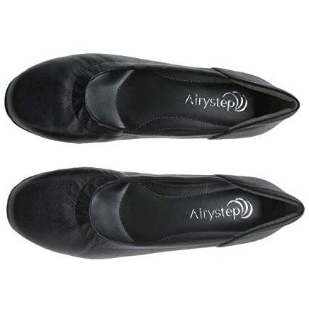 エアリーステップ Airy step 婦人靴 レディースシューズ カジュアル フラット プレーン 無地 3E (ブラック 24.0 cm 3E)｜royal-shop｜08