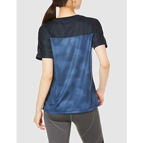デサント Tシャツ グラフィック半袖Tシャツ レディース DMWRJA53 (NV S)｜royal-shop｜02