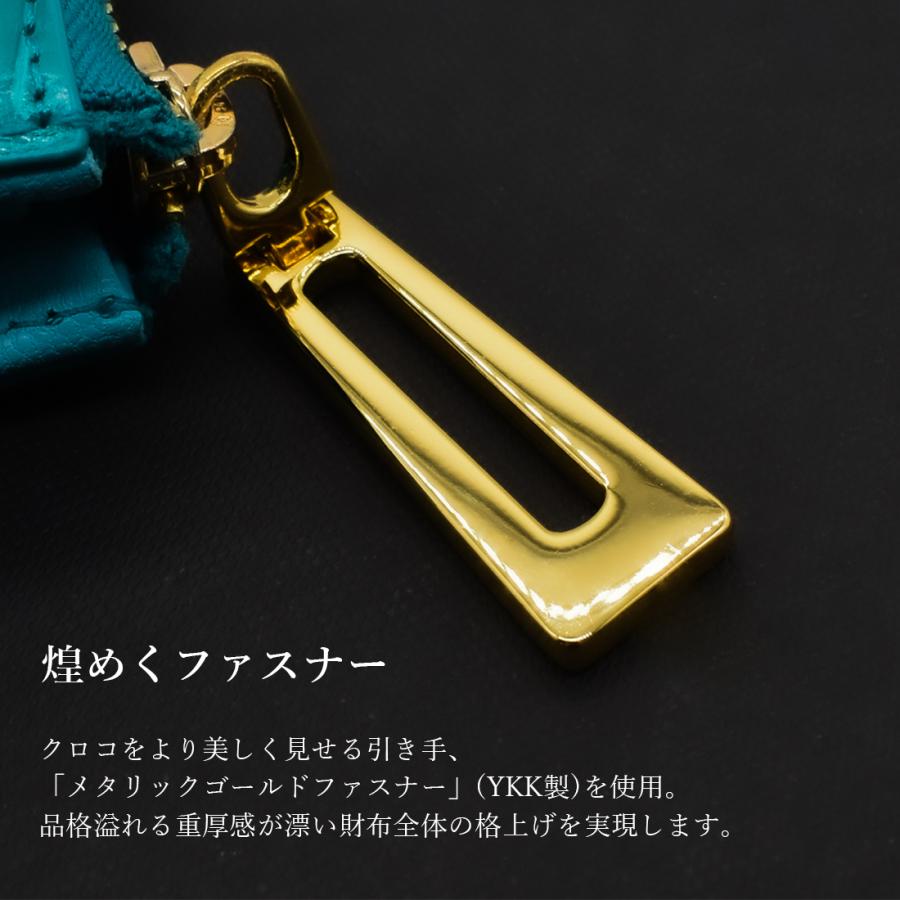 クロコダイル 財布 レディース 長財布 L字ファスナー クロコダイル 財布 レディース 長財布 L字ファスナー
