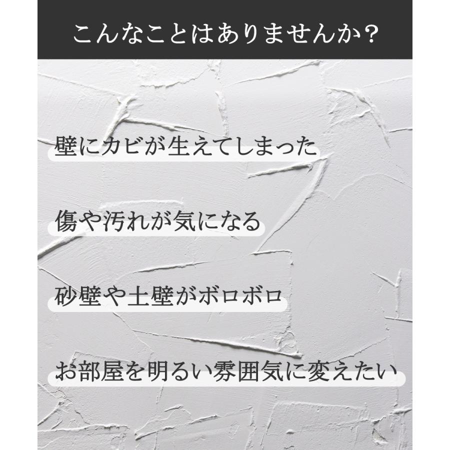 日本製 練り済み 漆喰 小分け 16kg 約8畳分 | 壁 室内 diy 抗菌 部屋