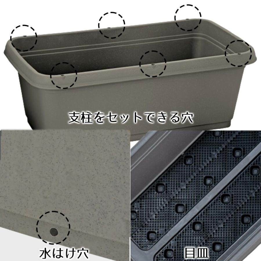 プランター ボックス 長方形 ベジタブル＆フラワー ガーデンプランター