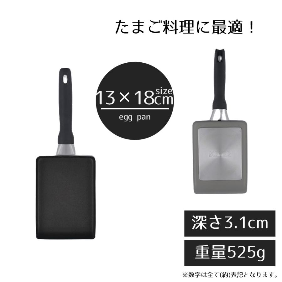 MEYER マイヤー エッグパン 13×18センチ IH対応 ガス火対応 | ih