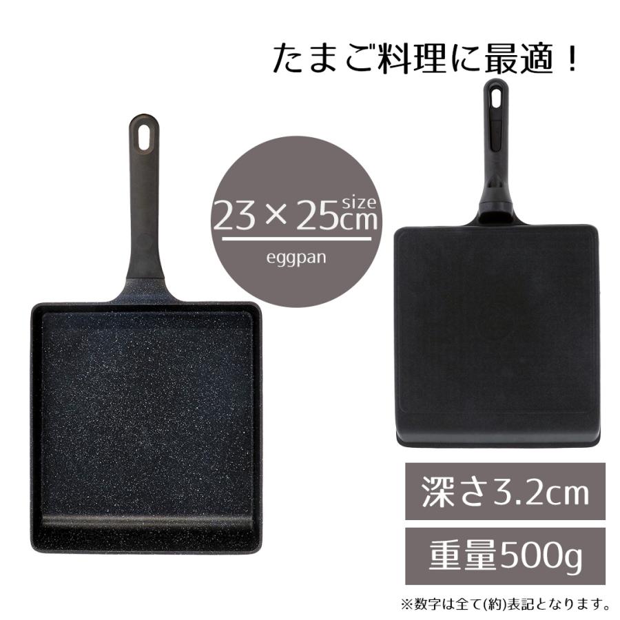 でかすぎる! 卵焼き器 ガス火専用 23×25cm LivPlus | ガス火 ガス対応 卵焼き機 玉子焼き器 玉子焼き機 エッグパン 特大 大 洗いやすい 汚れが |  | 03