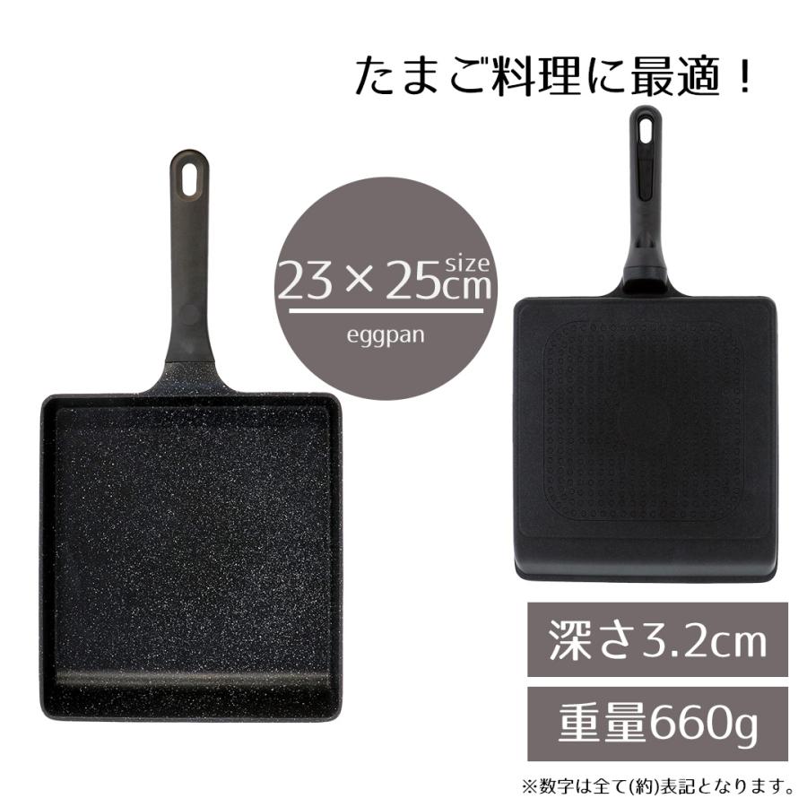 Liv plus（リブプラス） でかすぎる! 卵焼き器 ガス火 IH 対応 23×25cm