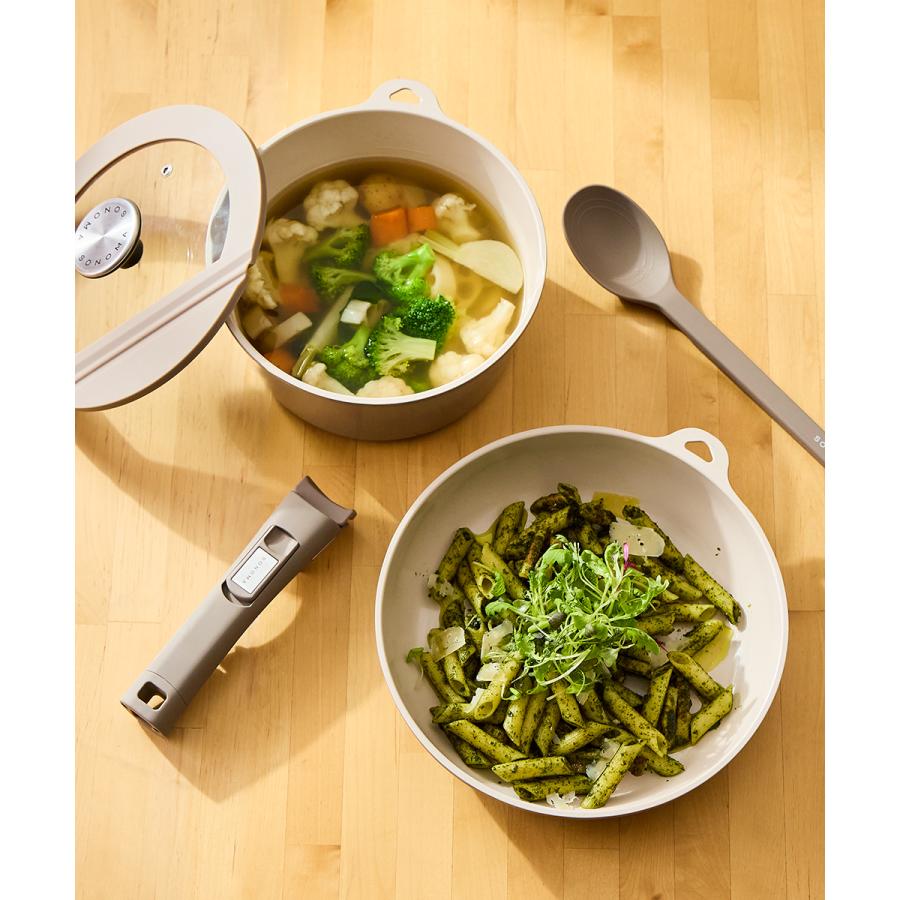 【公式販売店】 着脱式ハンドル 単品 SONOMA | ハンドル フライパン ソノマ 取っ手 コンパクト 一人暮らし 料理器具 おしゃれ キッチン用品 シンプル グレージュ |  | 04