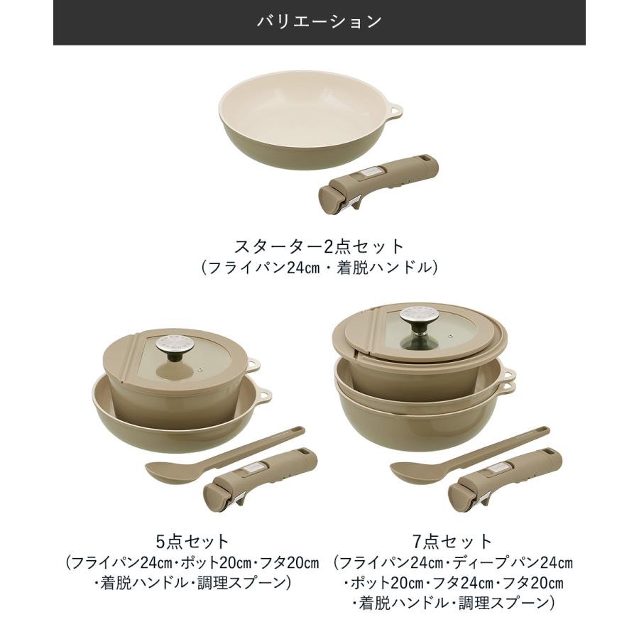 公式販売店】 フライパン セット SONOMA | IH ガス火対応 取っ手が