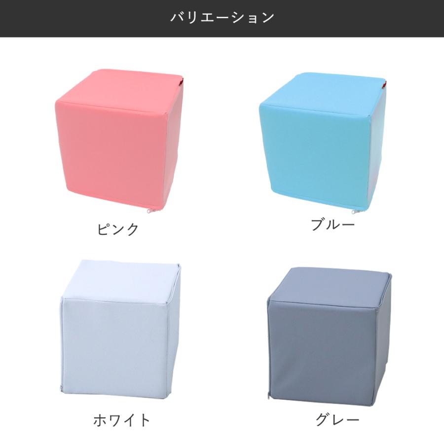 キッズブロック 6コセット　フロアマット　クッション キッズブロック Aセット 140×140cm | ブロック クッション