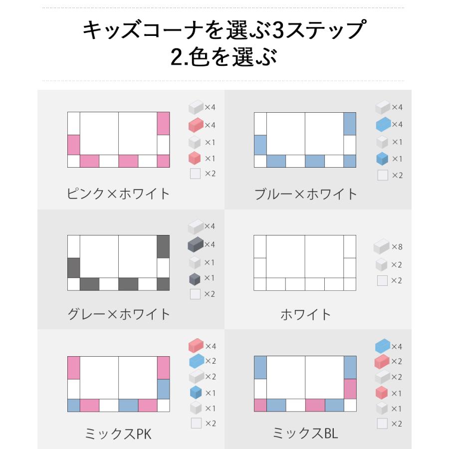 キッズブロック 壁面セット 113×226cm