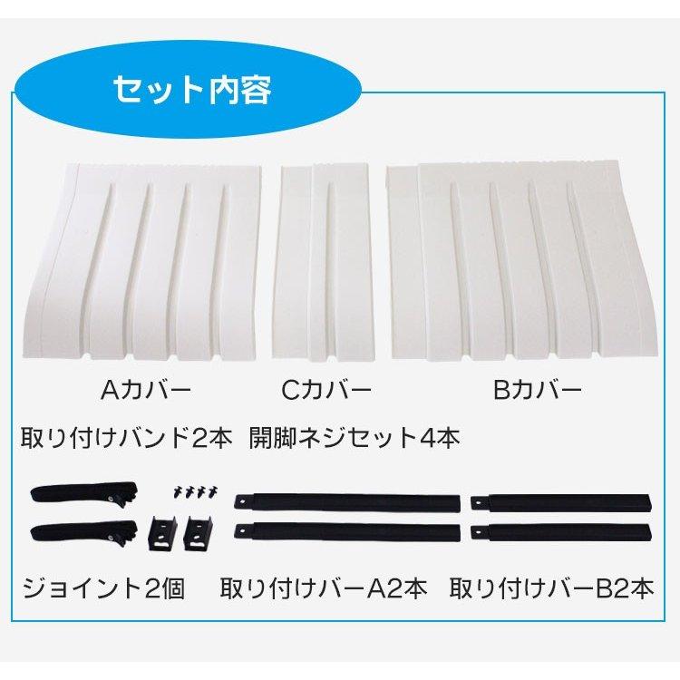 エアコン室外機カバー 日除け ワイド 2個セット | 日よけ 屋外 屋根