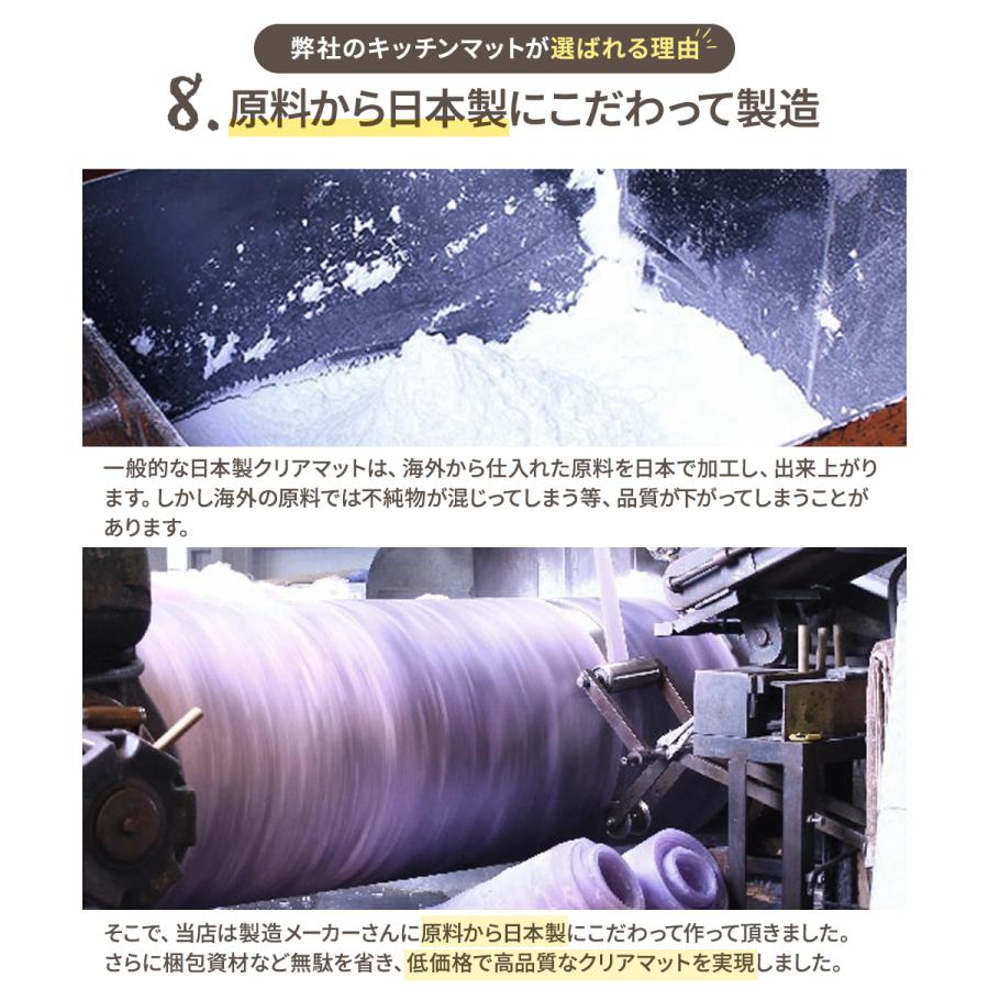 キッチンマット クリア 80×255cm | マット 床 キッチン クリアマット 透明 クリアキッチンマット |  | 09